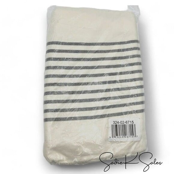 Hearth & Hand Magnolia Core Stripe Bath Towel -‎ Railroad Gray, Cream - Target - Picture 5 of 5
